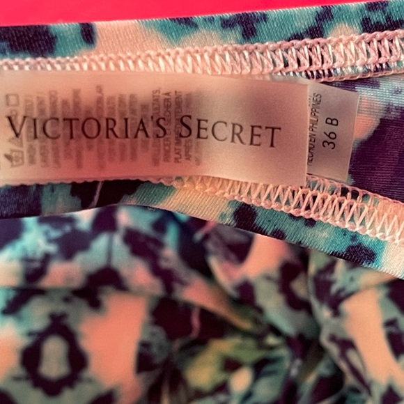 VICTORIA’S SECRET TEAL HIGH WAIST BIKINI SIZE 36B/M - Picture 11 of 11